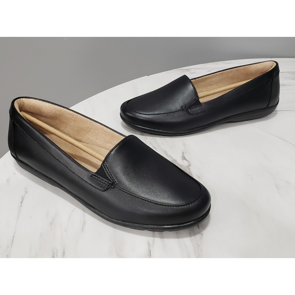 NEW NO BOX SIZE 8.5 WIDE SOUL Naturalizer Womens Kacy‎ Leather Loafers Shoes
